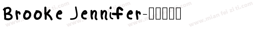 Brooke Jennifer字体转换